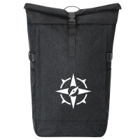 Kurierrucksack Kompass Bussole 30-44 Liter Black Melange
