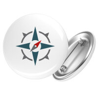 Button Kompass Bussole