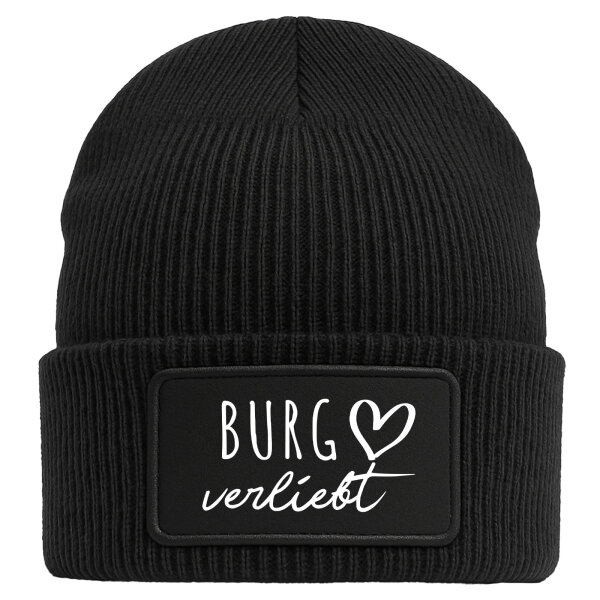 Beanie Burg verliebt Black Mütze