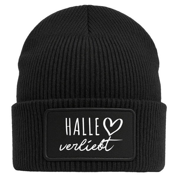 Beanie Halle verliebt Black Mütze