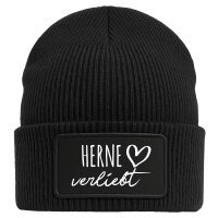 Beanie Herne verliebt Black Mütze