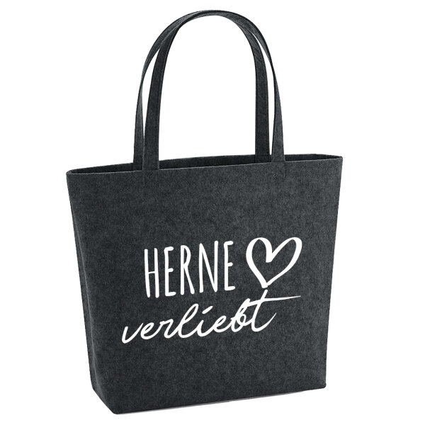 Filzshopper Herne verliebt 22 Liter Filztasche