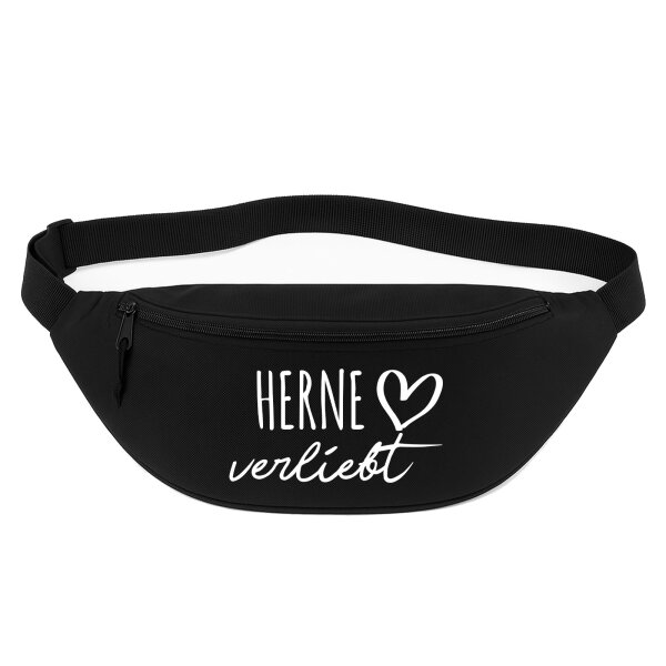 Bauchtasche Herne verliebt 2,5 Liter Black Crossbody Bag