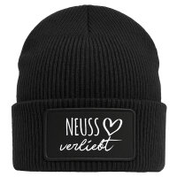 Beanie Neuss verliebt Black Mütze