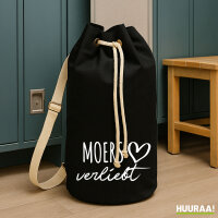 Seesack Moers verliebt 20 Liter Rucksack Black