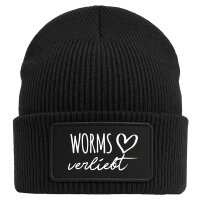 Beanie Worms verliebt Black Mütze