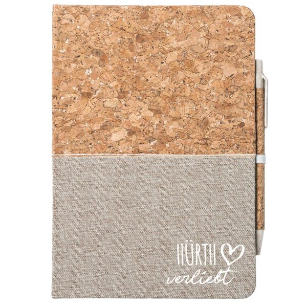 Notizbuch A5 Hürth verliebt 80 Blatt inkl. Kugelschreiber