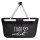 Einkaufskorb faltbar Stade verliebt 20 Liter Tragekorb Black