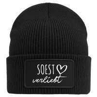 Beanie Soest verliebt Black Mütze