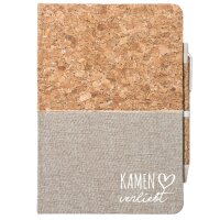 Notizbuch A5 Kamen verliebt 80 Blatt inkl. Kugelschreiber