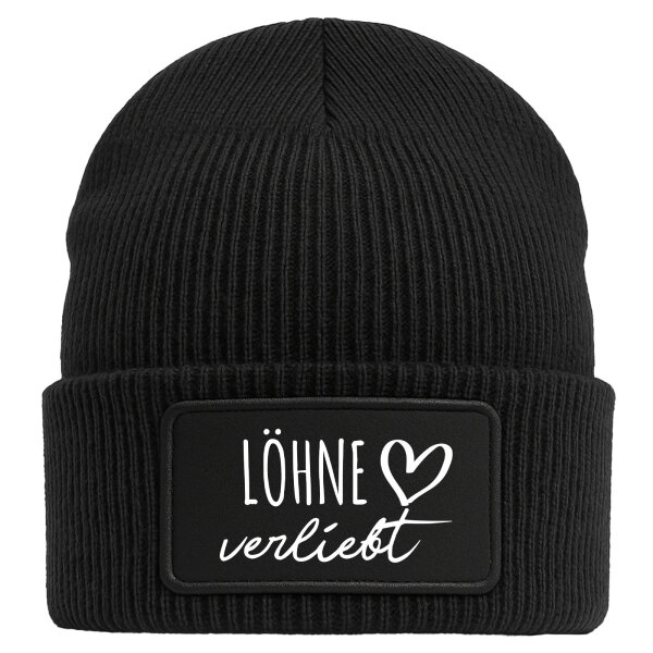 Beanie Löhne verliebt Black Mütze