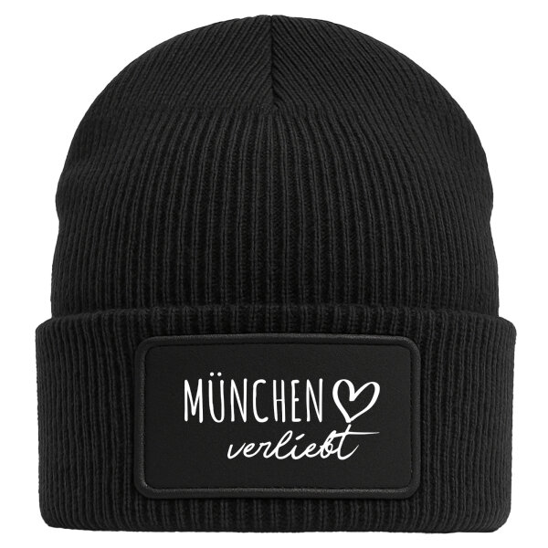 Beanie München verliebt Black Mütze