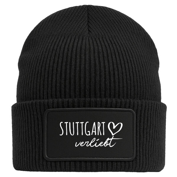Beanie Stuttgart verliebt Black Mütze