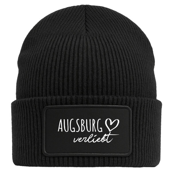 Beanie Augsburg verliebt Black Mütze