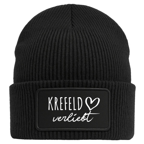 Beanie Krefeld verliebt Black Mütze