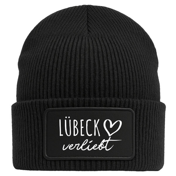 Beanie Lübeck verliebt Black Mütze