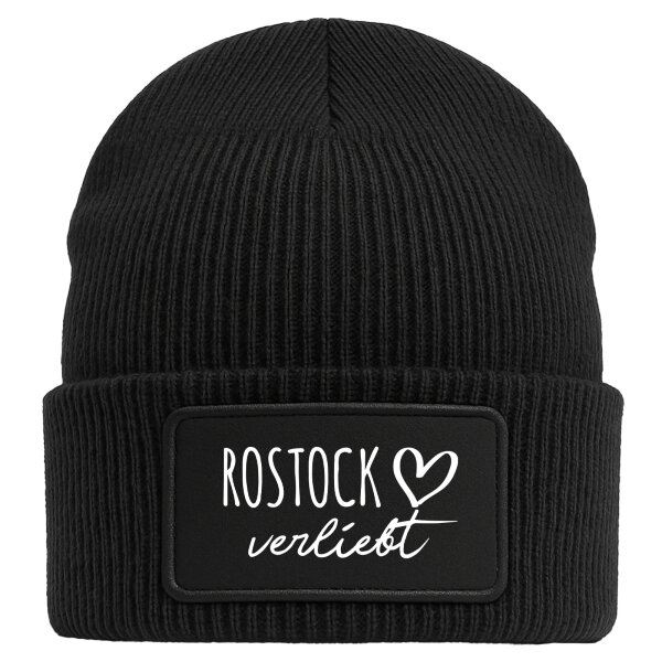 Beanie Rostock verliebt Black Mütze