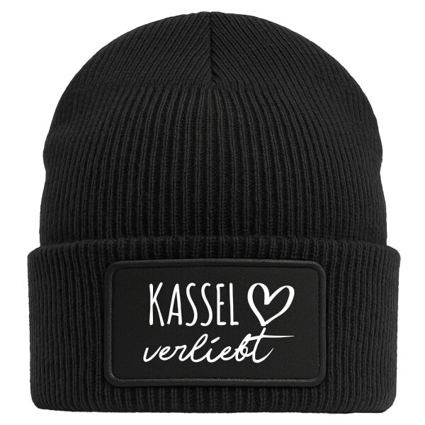 Beanie Kassel verliebt Black Mütze