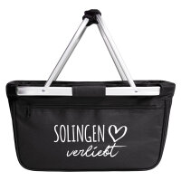 Einkaufskorb faltbar Solingen verliebt 20 Liter Tragekorb...