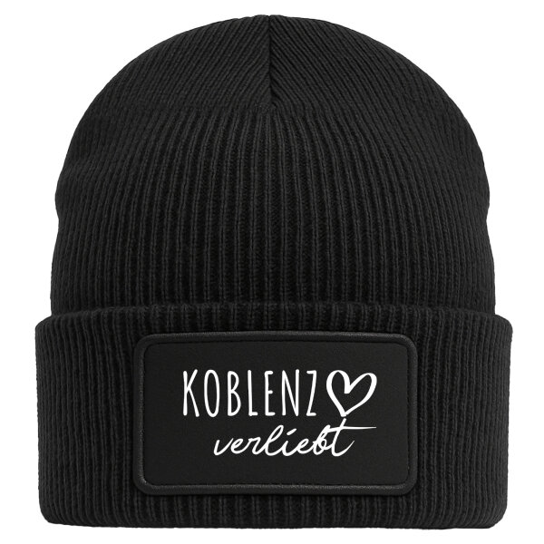 Beanie Koblenz verliebt Black Mütze