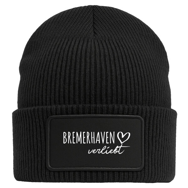 Beanie Bremerhaven verliebt Black Mütze