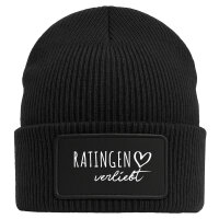 Beanie Ratingen verliebt Black Mütze