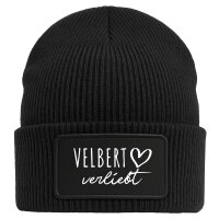 Beanie Velbert verliebt Black Mütze