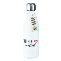 Edelstahl-Trinkflasche Velbert verliebt 500ml Wasserflasche