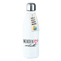 Edelstahl-Trinkflasche Minden verliebt 500ml Wasserflasche