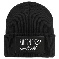 Beanie Rheine verliebt Black Mütze
