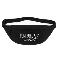 Bauchtasche L&uuml;neburg verliebt 2,5 Liter Black