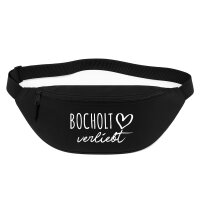 Bauchtasche Bocholt verliebt 2,5 Liter Black Crossbody Bag