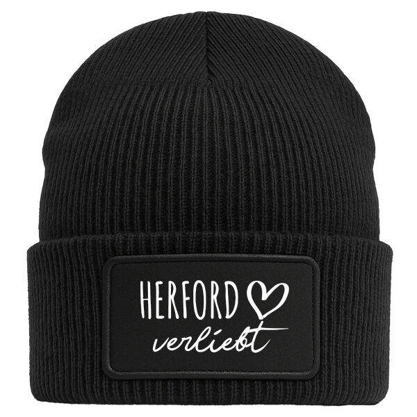 Beanie Herford verliebt Black Mütze