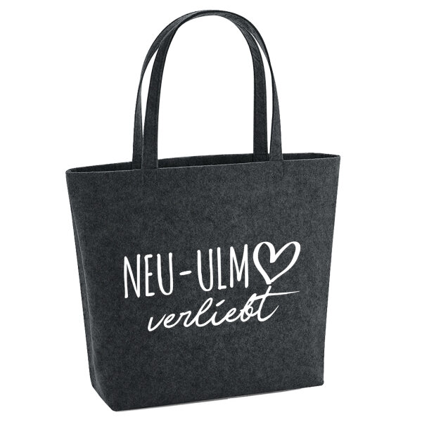 Filzshopper Neu-Ulm verliebt 22 Liter Filztasche