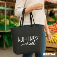 Filzshopper Neu-Ulm verliebt 22 Liter Filztasche