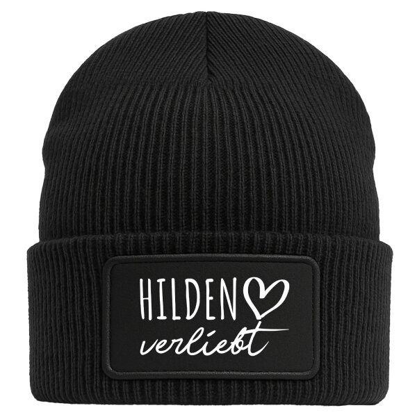 Beanie Hilden verliebt Black Mütze