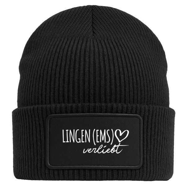 Beanie Lingen (Ems) verliebt Black Mütze