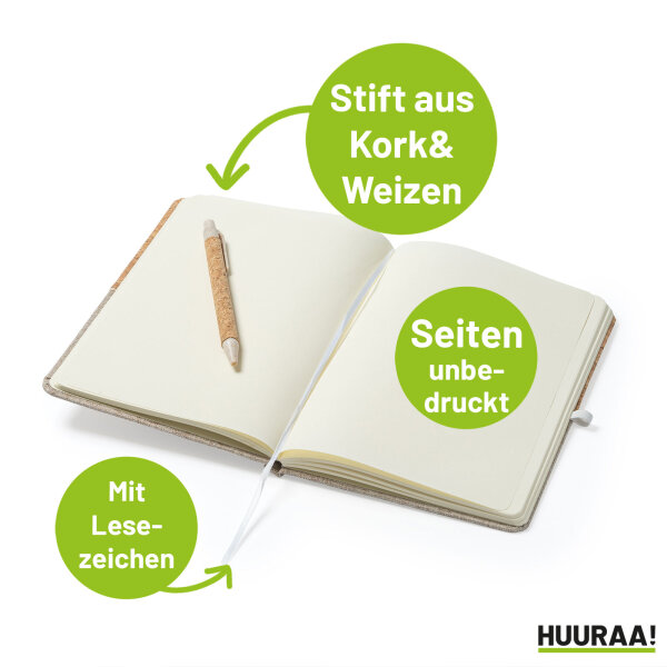 Notizbuch A5 Bad Salzuflen verliebt 80 Blatt inkl. Kugelschreiber