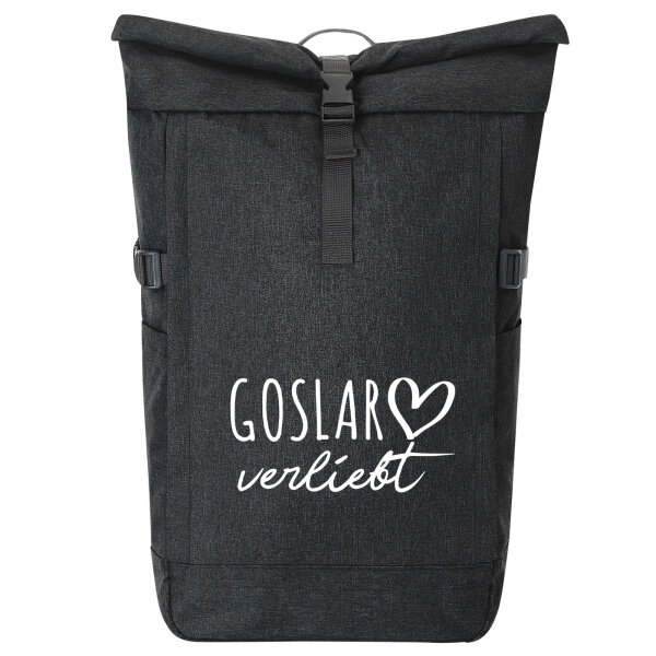 Kurierrucksack Goslar verliebt 30-44 Liter Black Melange
