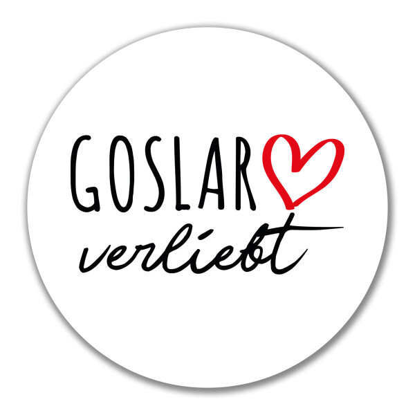 Aufkleber Goslar verliebt 10cm Sticker