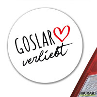 Aufkleber Goslar verliebt 10cm Sticker