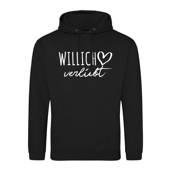 Unisex Hoodie Willich verliebt Größe S-3XL