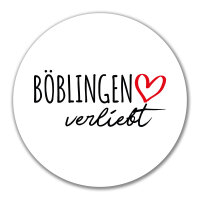 Aufkleber Böblingen verliebt 10cm Sticker