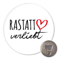 Magnet Rastatt verliebt 59mm Kühlschrankmagnet...