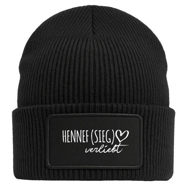 Beanie Hennef (Sieg) verliebt Black Mütze