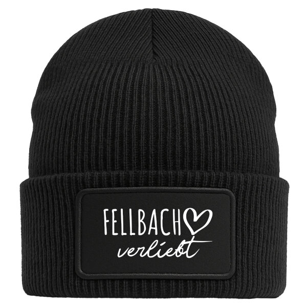 Beanie Fellbach verliebt Black Mütze