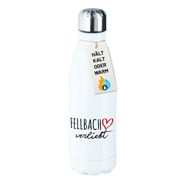Edelstahl-Trinkflasche Fellbach verliebt 500ml Wasserflasche