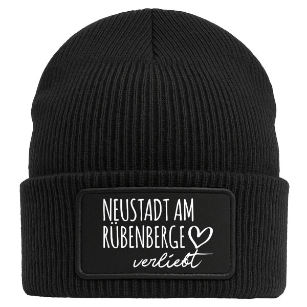 Beanie Neustadt am Rübenberge verliebt Black Mütze