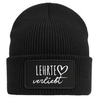Beanie Lehrte verliebt Black Mütze