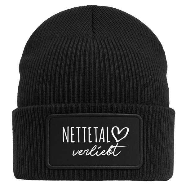 Beanie Nettetal verliebt Black Mütze